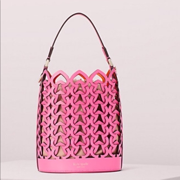 KATE SPADE DORIE SMALL BUCKET HANDBAG & CARDCASE - Picture 4 of 8